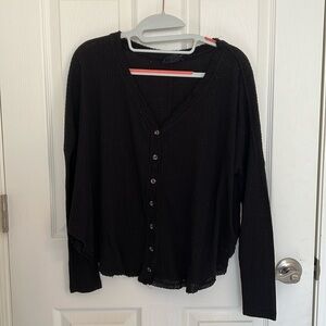 Out From Under Urban Outfitters Button Down Henley